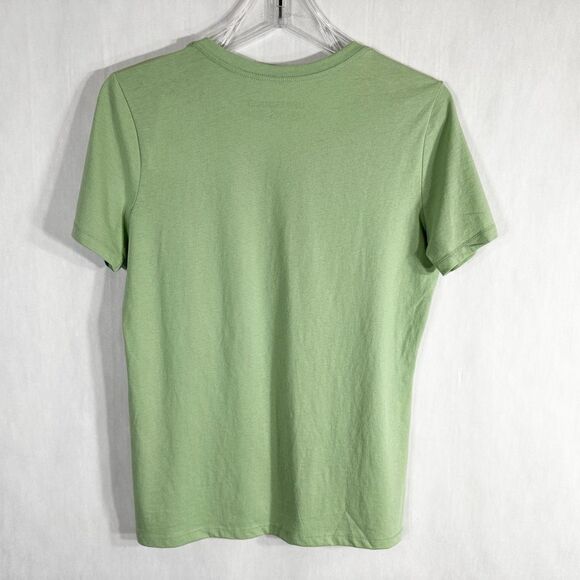 Life is Good XS Top Green Tee Short Sleeve V Neck Lemonade NWT Womens‎ 213 - Picture 2 of 6